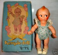 ROSE O'NEILL COMPOSITION CAMEO KEWPIE DOLL & RARE BOX